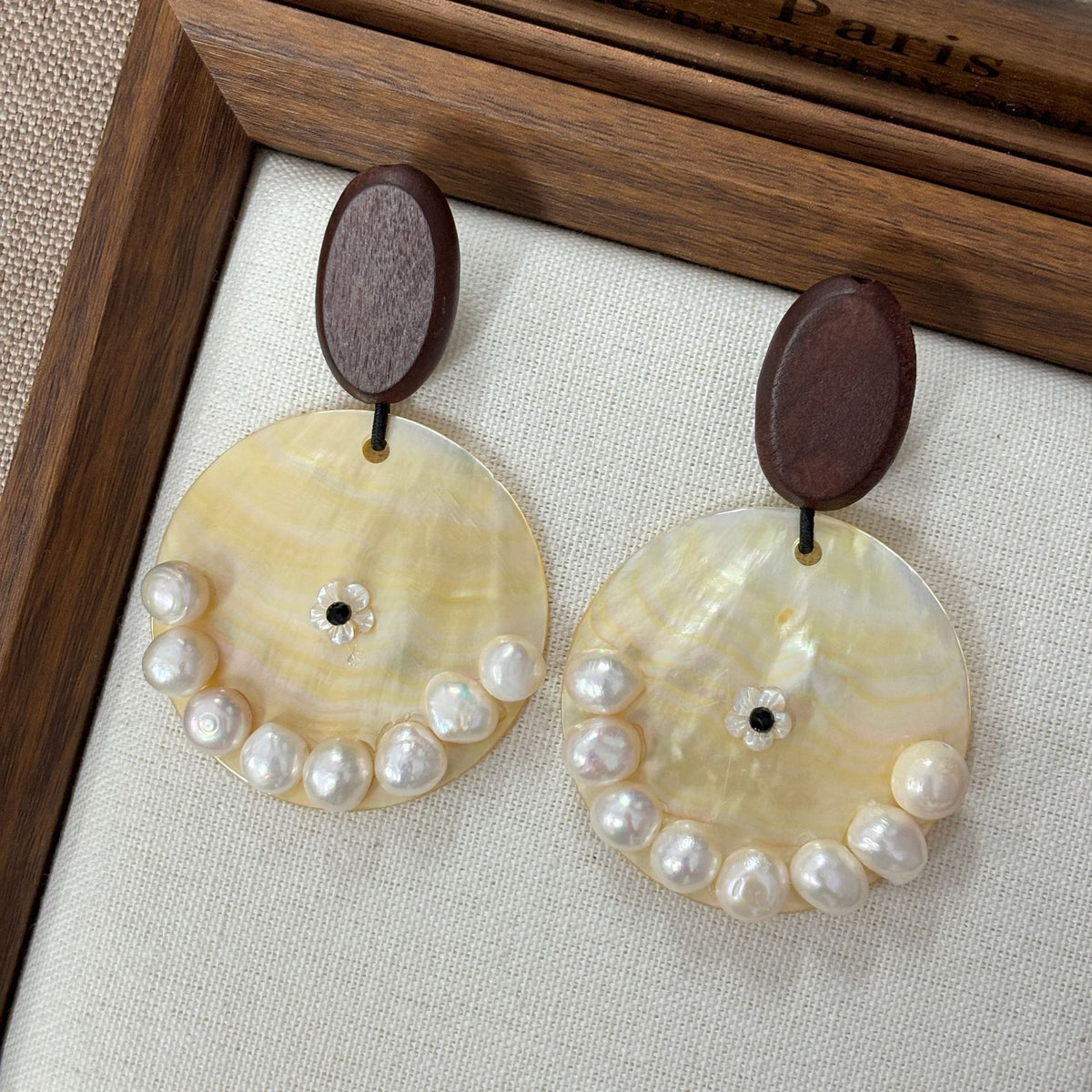 Pearl Halo Earrings