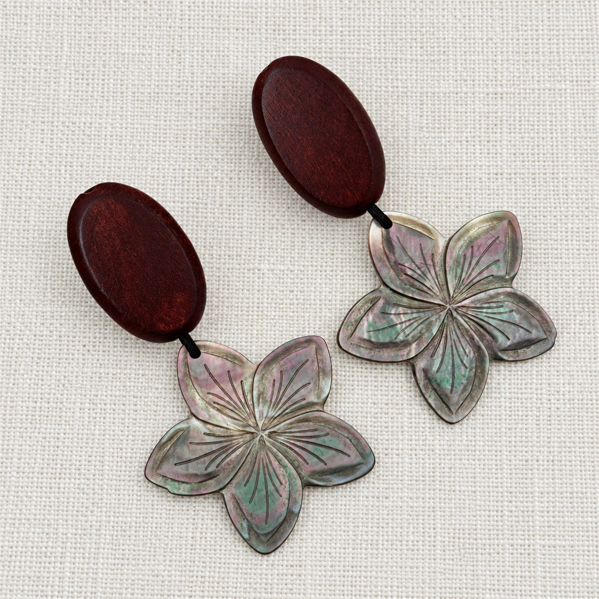 Sandalwood Blossom Earrings