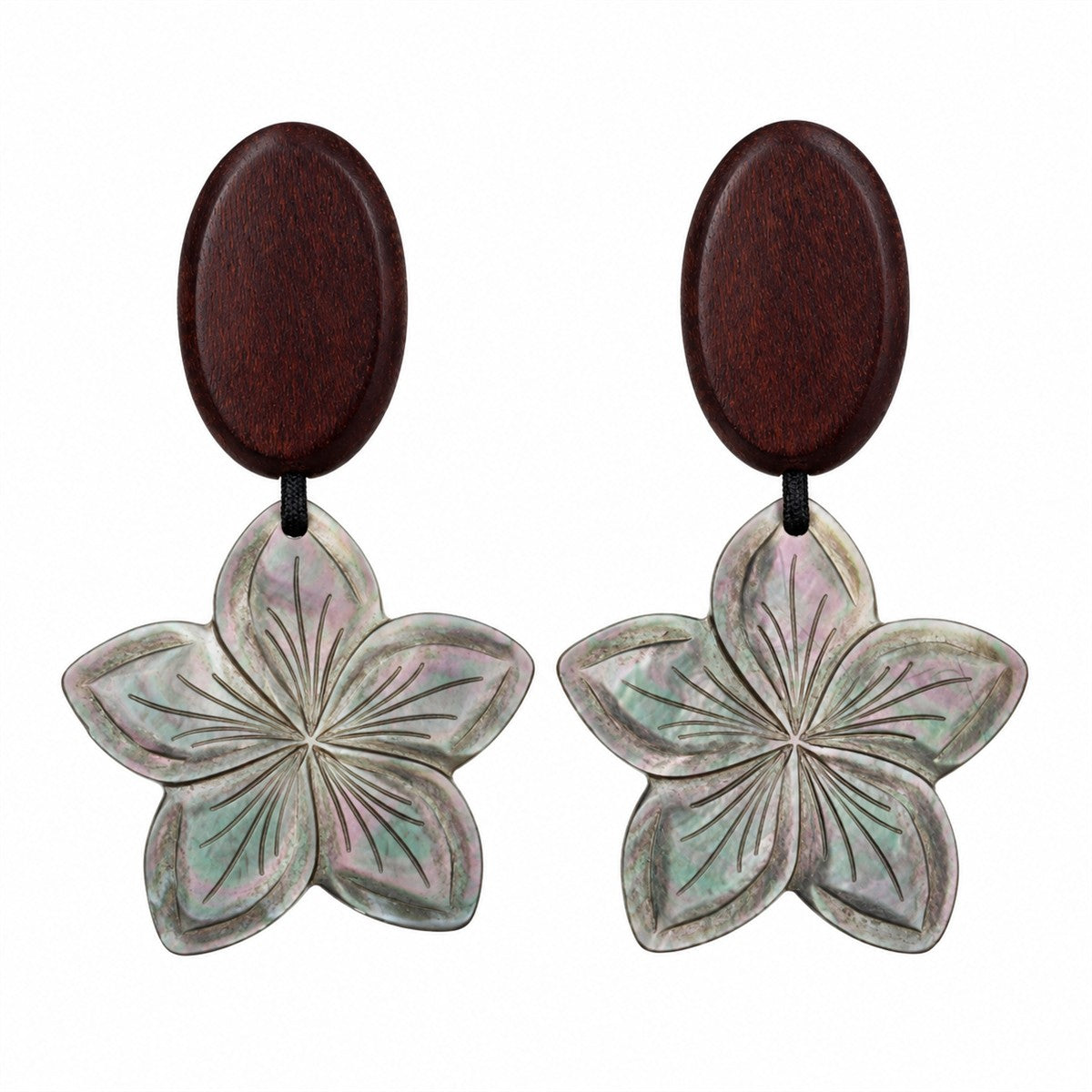 Sandalwood Blossom Earrings