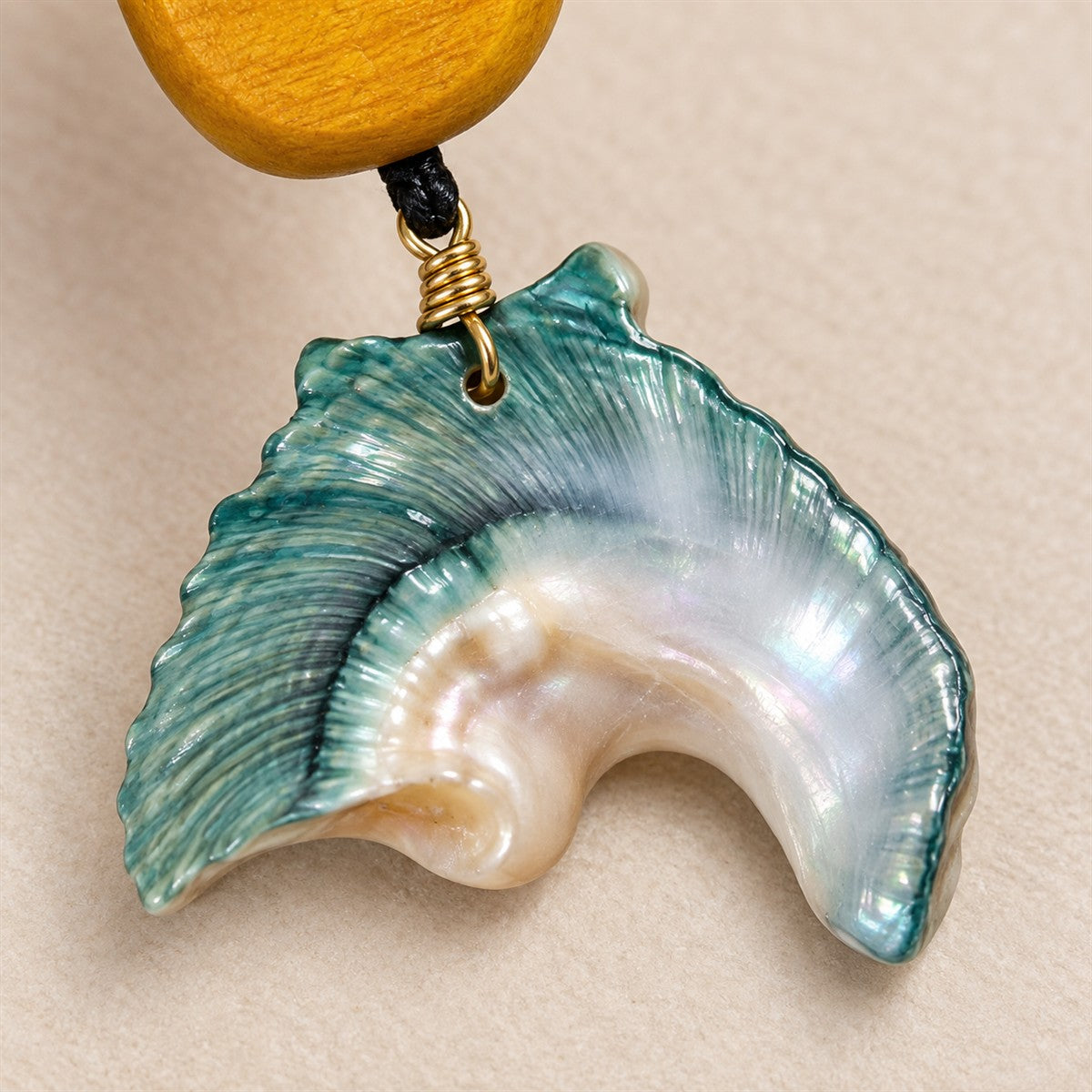 Woodland Rose Shell Earrings