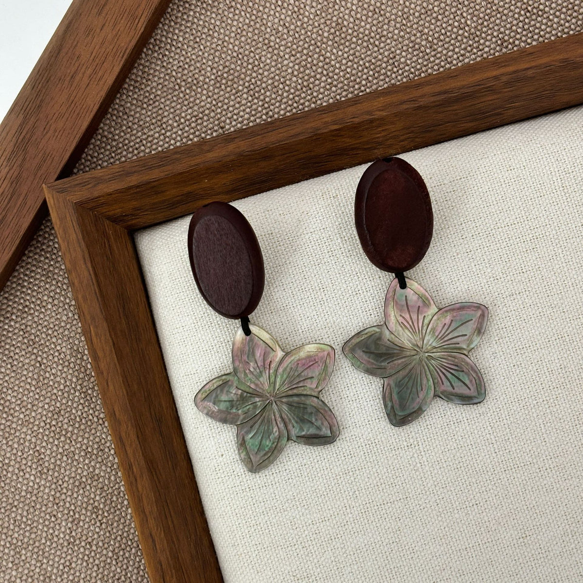Sandalwood Blossom Earrings